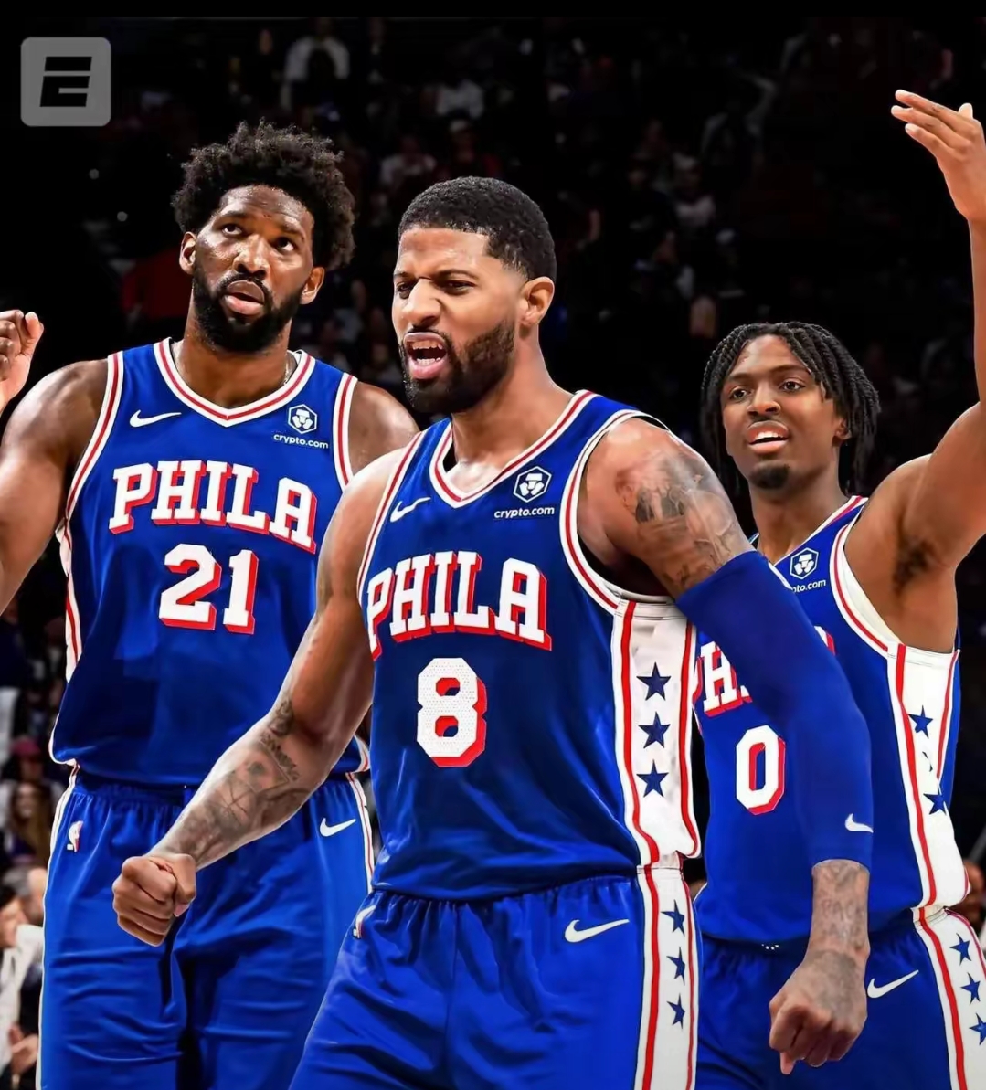 包含人主场大胜篮网，恩比德内线统治对手的词条