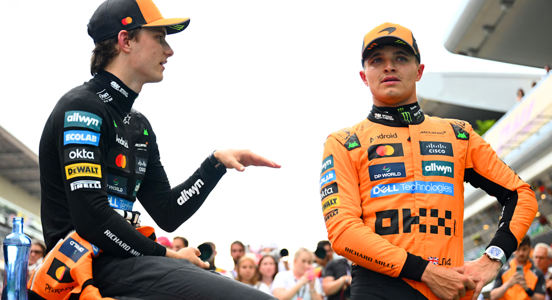 关于迈凯伦逆转索伯车队，诺里斯扛起全队的信息